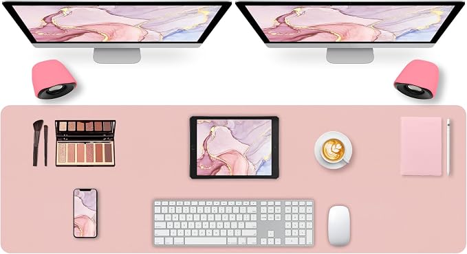 Large Desk Pad Mat, Long Mouse Pads by Meetcolor