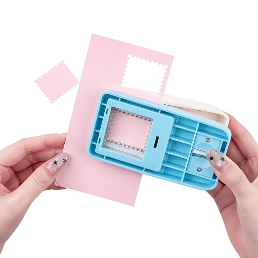 BAOFALI 2Pcs/Set Stamp Puncher 1.25x1.5inch &1x0.8inch Rectangular Postage - Image 7