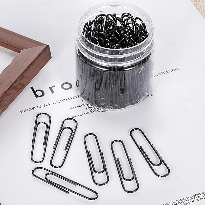 Vinaco Paper Clips Black, 100 Pack Large Paper Clips 2 Inch, Durable & Rust - Image 5
