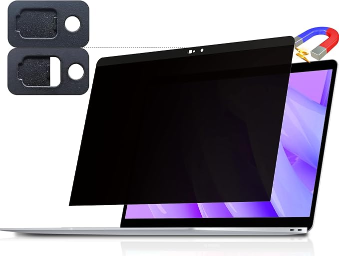 Peslv Magnetic Privacy Screen for Macbook 12 Inch, Removable Anti Blue Light by peslv