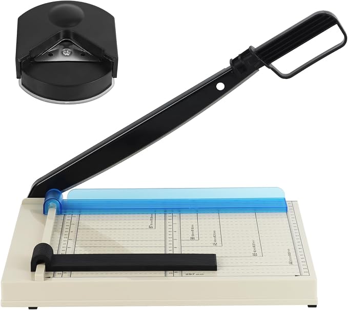 12" Guillotine Paper Cutter, A4 Paper Cutter, Heavy Duty 12-Sheet Capacity by YourLifeCollector