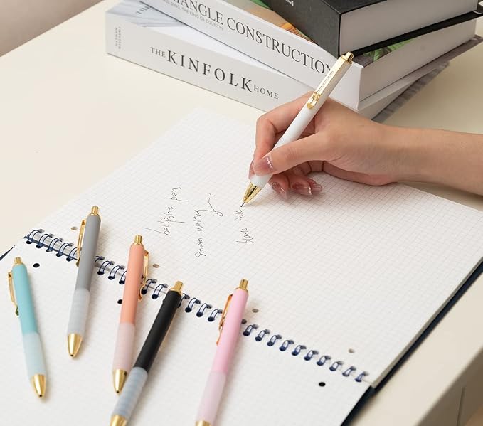 Ballpoint Pens Black Ink 1.0 mm Medium Point Smooth Writing Office Supplies - Image 2