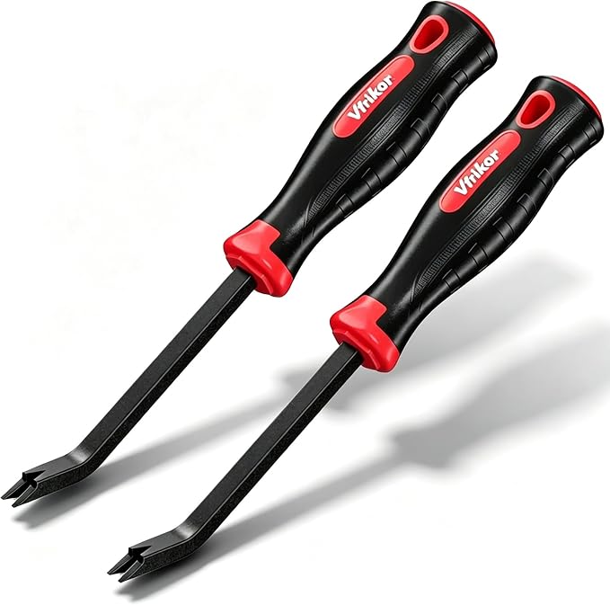 2 Pack Heavy Duty Upholstery Staple Remover Tool, Non-Slip Handle Carpet Staple by Unknown
