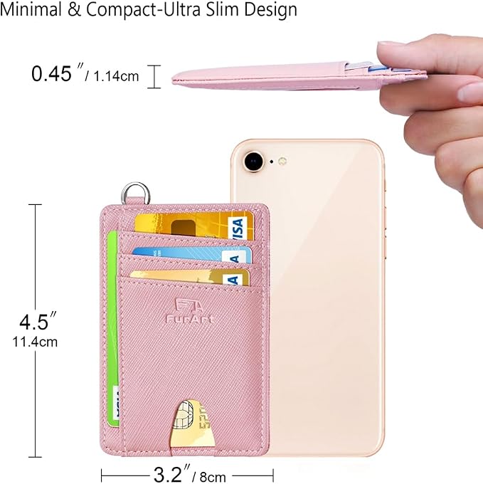 FurArt Slim Minimalist Wallet RFID Credit Card Holder - Image 7