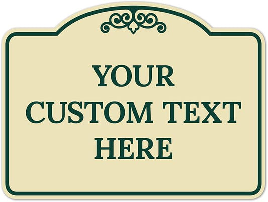 Custom Decorative Sign, Personalized Metal Sign by SigoSigns
