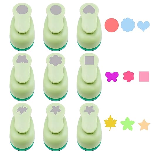 UCEC Craft Hole Punch, Different Shape Crafting Designs by UCEC