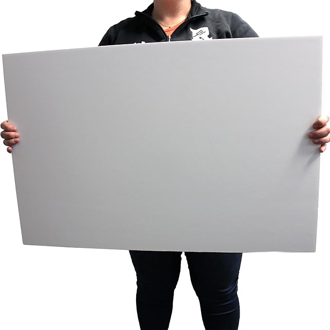 Flipside Products 32" x 40" White Foam Board, Arts and Crafts, 3/16" Thick, Presentations, Large Signboards, Backing Board, Display, Pack of 10-DeskLoop Office