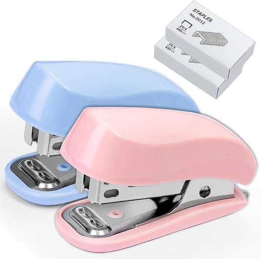 WIWUE GUO Mini Stapler, Staple Remover Included, Office & School Supplies by WIWUE+GUO