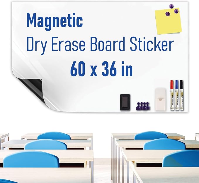 Magnetic Whiteboard Sticker by HeatPomelo