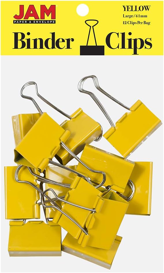 JAM PAPER Colorful Binder Clips by JAMPaper