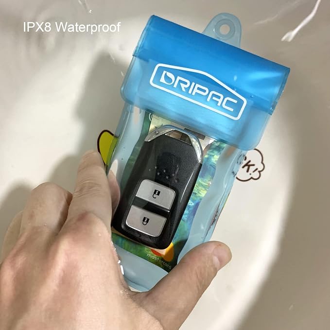 DRIPAC Waterproof Car Key FOB Case Waterproof Wallet Waterproof Holder Pouch - Image 6