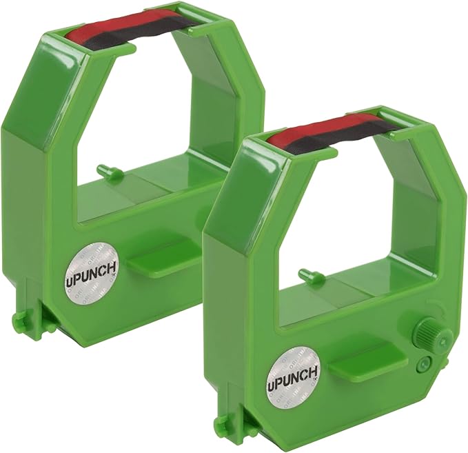 2 Pack, uPunch Ink Ribbon for HN3000 Non-Calculating Time Clock-DeskLoop Office