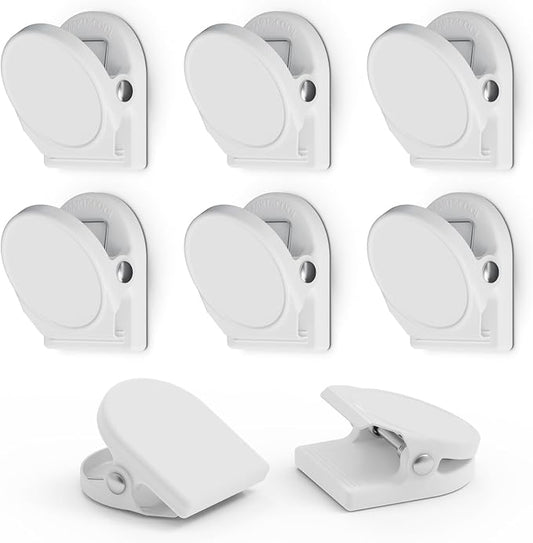 SMART&COOL 8 Pack 1.16 Inches Anti-Scratch Magnetic Clips by SMARTCOOL