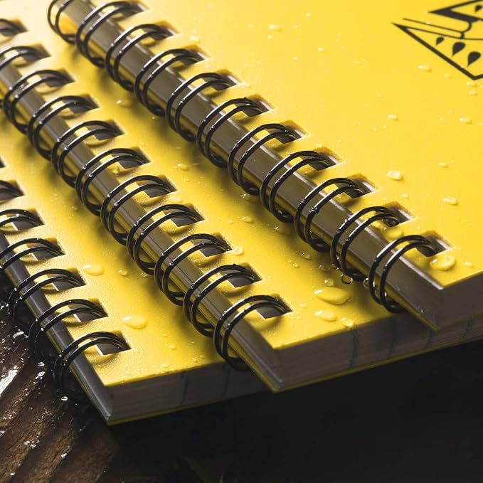 Rite in the Rain Weatherproof Top Spiral Notepad, Universal Pattern, 3 Pack - Image 13
