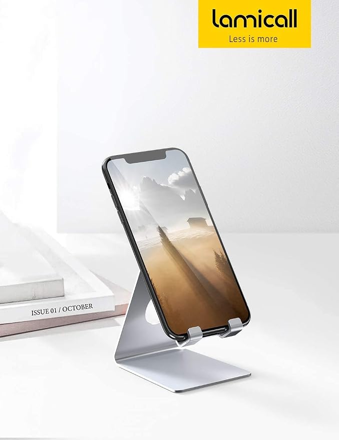 Lamicall Cell Phone Stand, Desk Phone Holder Cradle, Compatible - Image 7