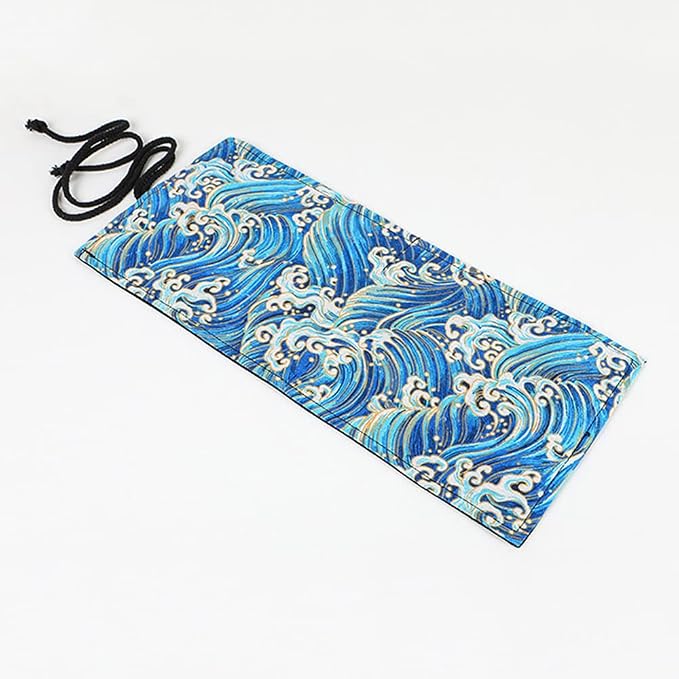 DIYOMR 24/36/72 Slots Pencil Wrap Pencil Rolls, Artist Colored Pencils Roll Up - Image 6
