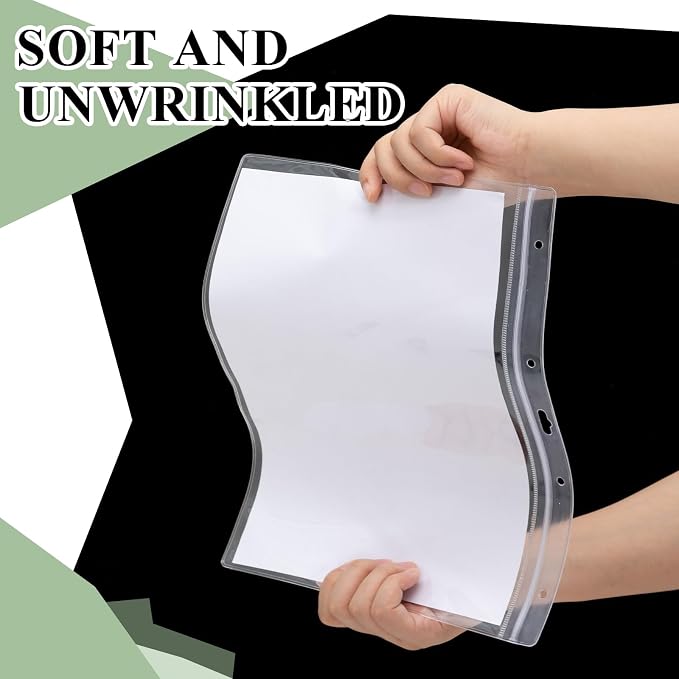 Sinload 10 Pcs Heavy Duty Sheet Protector 8.5 x 11 Inch Job Ticket Holder - Image 3