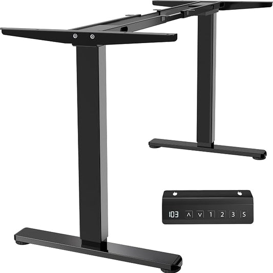 VIVO Heavy Duty Dual Motor Electric Sit Stand Desk Frame, 220 lbs Capacity up by VIVO