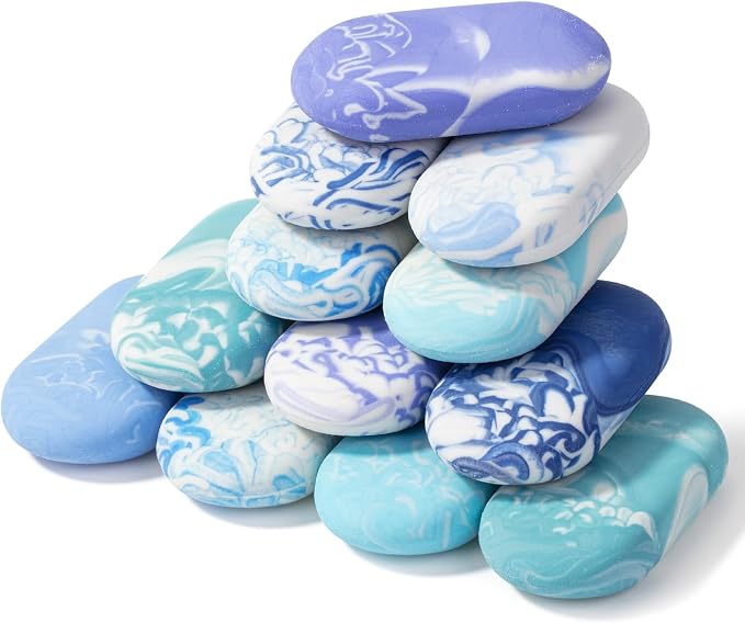 Mr. Pen- Marble Pencil Erasers, 12 Pack, Art Sketching, Clean Smudge-Free by MrPen