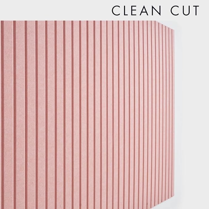 Large Cork Boards for Walls Black Felt Alternative - Slat Wall Paneling, Bulletin Board Tiles for Home Decor, Push Pin Corkboard Organizer for Office or Classroom-12-Pack Panel Kit (Coral)-DeskLoop Office