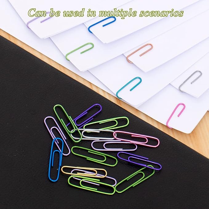 Paper Clips, PaperClips Assorted Colors, Paper Clips - Image 5