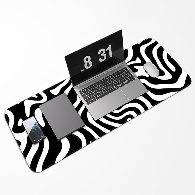 Gaming Mouse Pad, Non-Slip Rubber Bottom Stitched Edges, Suitable - Image 5