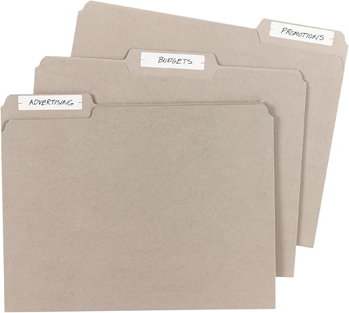Avery File Folder Labels, 5/8" x 2-3/4", Non-Printable, 156 Blank Labels Total - Image 2