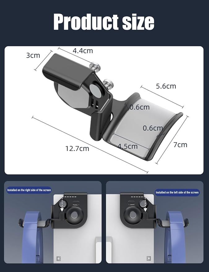 Monitor Stand for Headphones and Headsets, Clamp-On Adjustable Headset Holder - Image 4