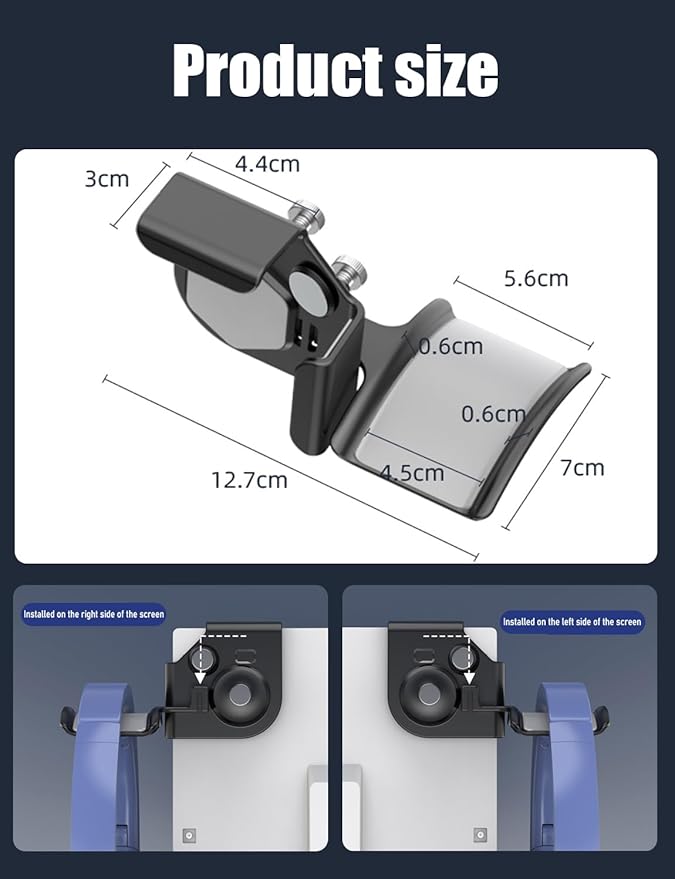 Monitor Stand for Headphones and Headsets, Clamp-On Adjustable Headset Holder - Image 4