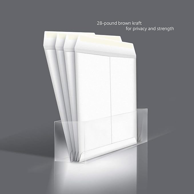 Amazon Basics Catalog Mailing Envelopes, Peel and Seal, 9x12 Inch, Strong - Image 5