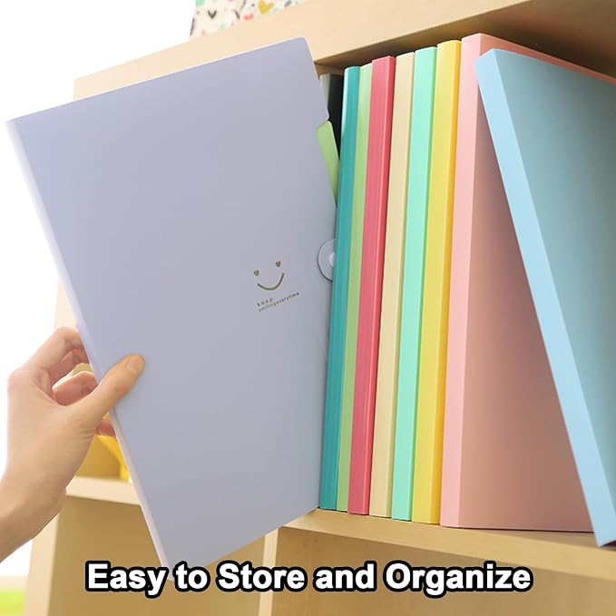 xlehoel 10 PCS Expanding File Folders, A4 Letter Size Accordion Organizer Folder - Image 5
