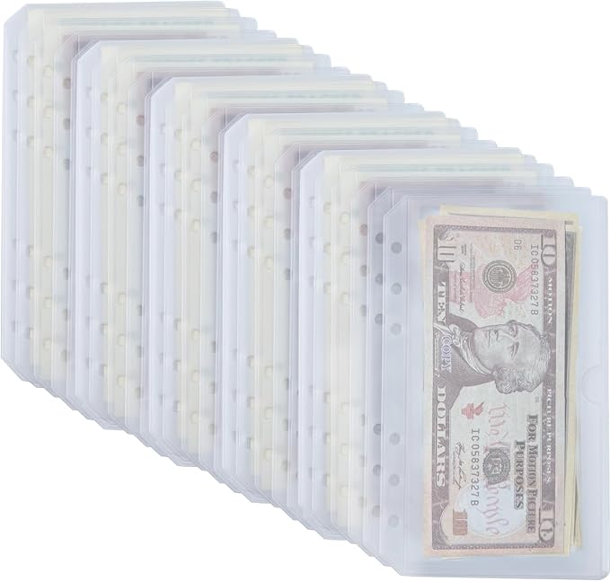 UMSICHT 25pcs A6 Binder Pockets by umsicht