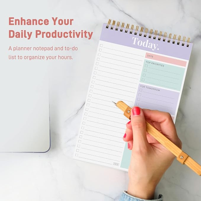 Sweetzer & Orange Daily & Weekly To Do List Notepad – Undated Work Planner & - Image 2
