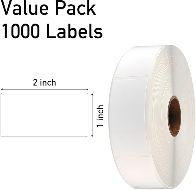 1000 Pcs Blank Removable Freezer Labels Water Oil Resistant - Image 3
