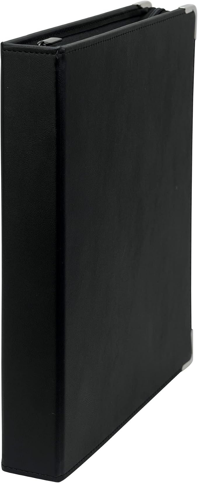 Samsill Classic Collection Leather Zipper Binder, Executive Presentation - Image 2