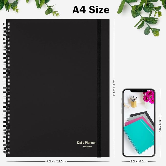 Planner Undated, Asten Daily Planner Agenda - Image 3