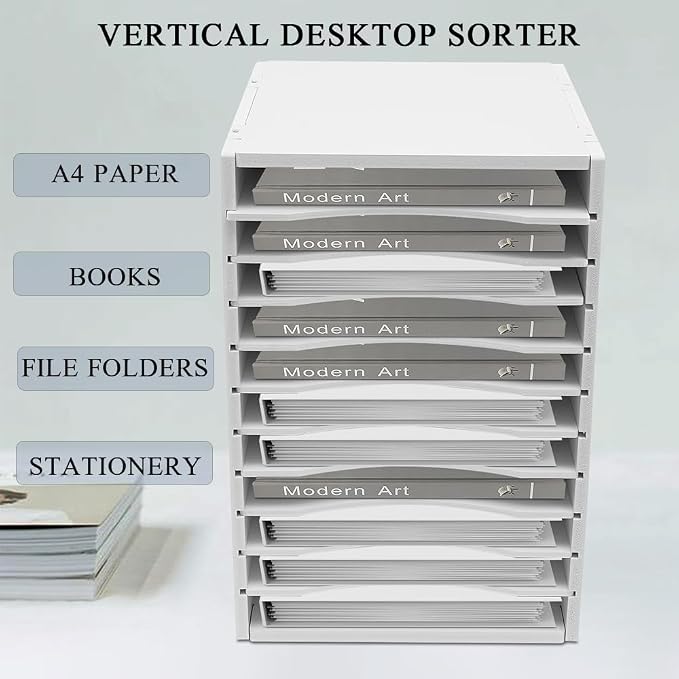Mail Organizer 11 Slots, Literature Organizer - Image 2