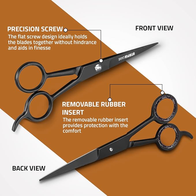 Utopia Care Hair Cutting and Hairdressing Scissors 6.5 Inch, Premium Stainless - Image 3