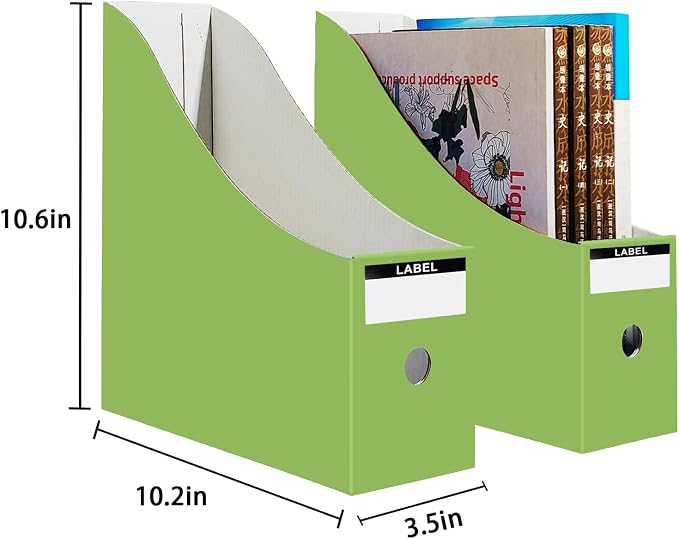Limitliho 12 Pack Cardboard Magazine Holder - Image 4
