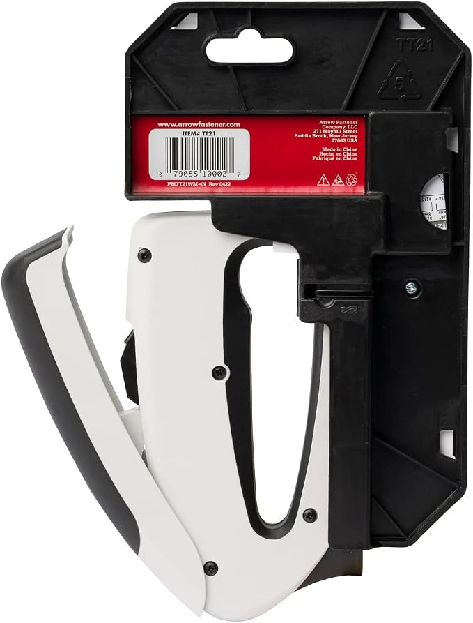 Arrow TT21 TruTac Forward Action Staple Gun, Manual Push Stapler - Image 9