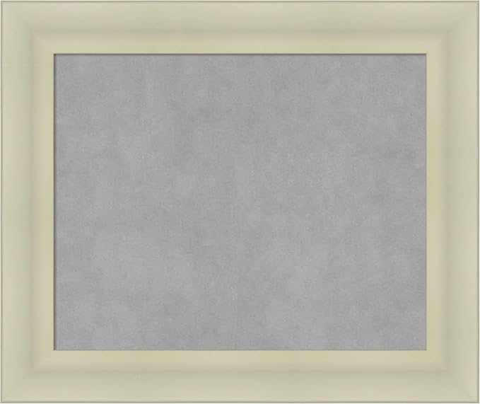 Amanti Art Silver Framed Magnetic Board 21x25 Small Vision Board by AmantiArt