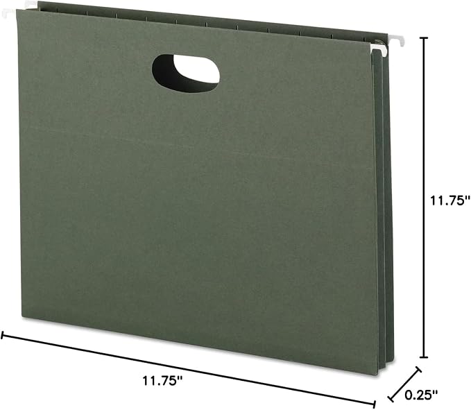 Smead Hanging File Pocket with Full-Height Gusset, 1-3/4" Expansion, Letter Size - Image 4