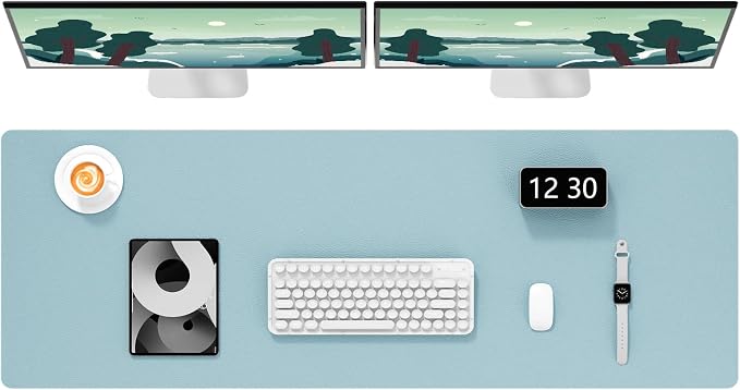 Hsurbtra Desk Pad, XXXL Extended Mouse Pad, Waterproof Desktop Blotter Protector by Hsurbtra