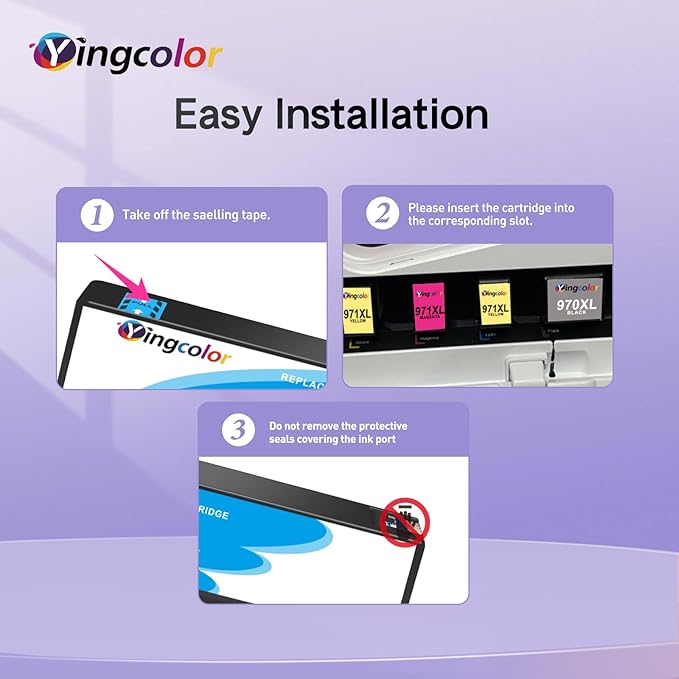 971XL 970XL Ink Cartridges Replacement for HP Ink Cartridges 970 971 Compatible with HP X576dw X476dw X476dn X551dw X451dn X451dw Printer-(970xl 971xl Ink bk c m y) 4 Packs-DeskLoop Office