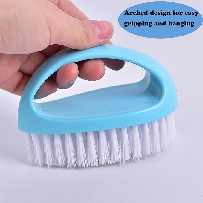 2 Pack Scrubbing Brushes for Cleaning, Heavy Duty Scrub Brush Nylon Stiff - Image 6