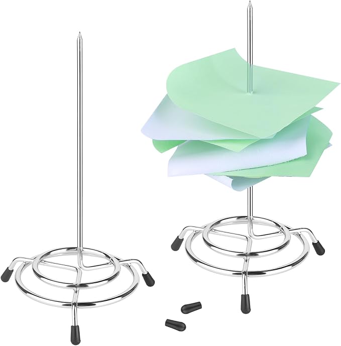 Receipt Holder 4Pcs Ticket Stabber Stainless Steel Receipt Spike, Ticket Holder - Image 7