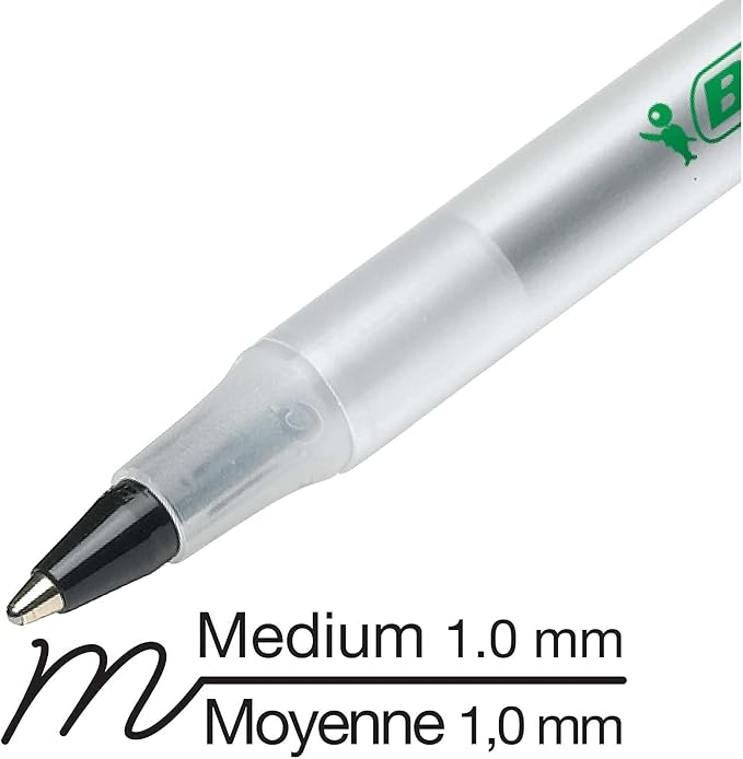 BIC Ecolutions Round Stic Ballpoint Pen, Medium Point, - Image 3