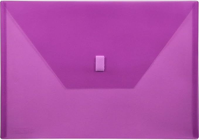 Lion Design-R-Line Poly Envelope, 9-3/8 x 13 Inches, Transparent Purple by LION