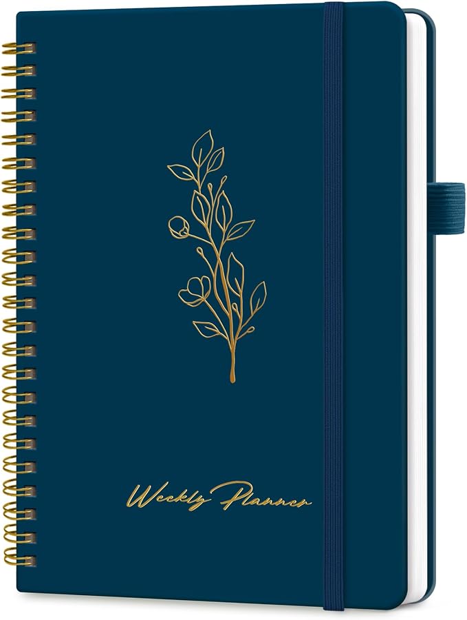 Taja Undated Weekly Planner, Weekly To Do List Notebook by Taja
