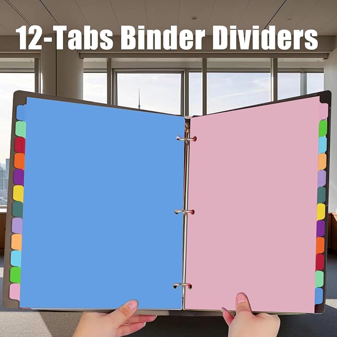 12-Tab Binder dividers with tabs - Image 2